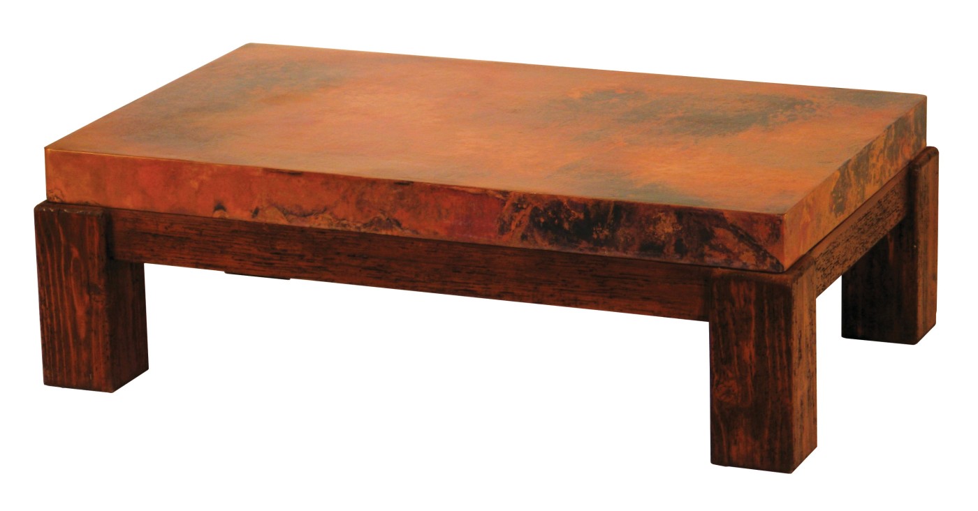 rustic copper tables